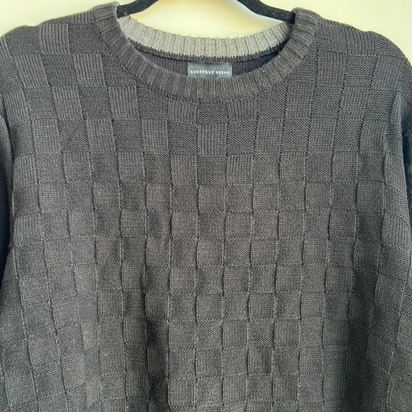 Geoffrey Beene Men's X-Large Crew Neck Pullover Sweater Geometric Pattern. - Picture 9 of 11